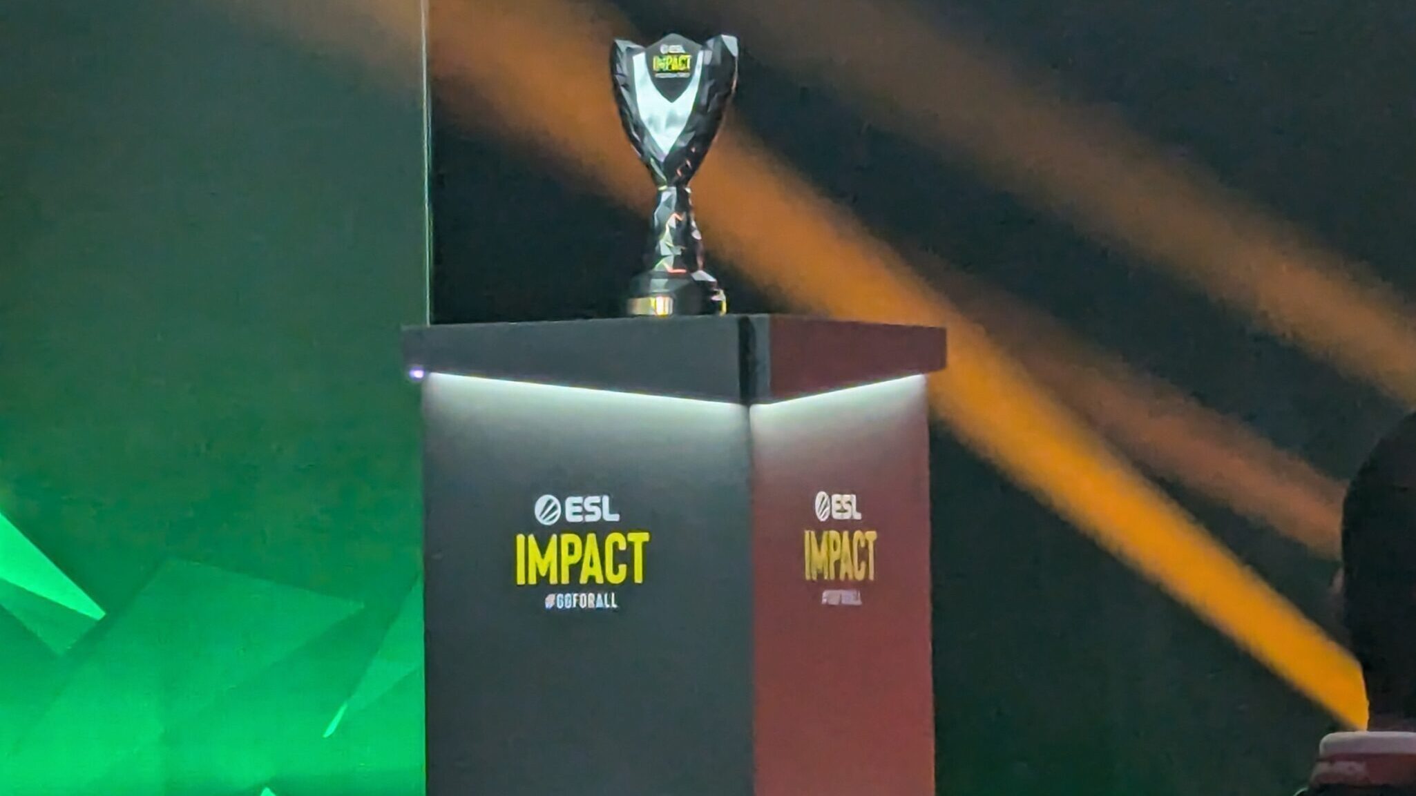 ESL Impact Season 6 Global Finals trophy (Image via esports.gg)