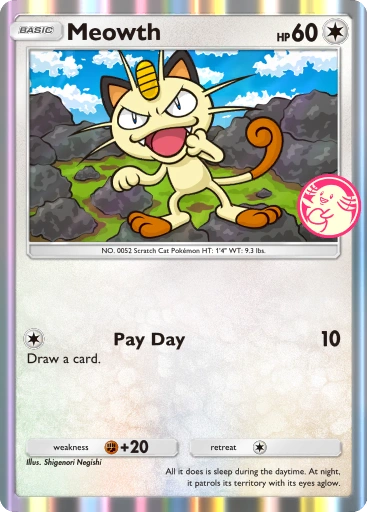 Meowth (image via Pokémon TCG Pocket)