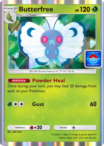 Butterfree (image via Pokémon TCG Pocket)