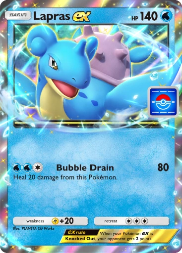 Lapras EX promo card (image via Pokémon TCG Pocket)