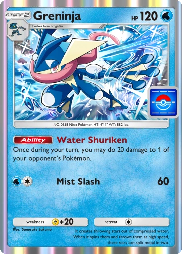 Greninja (image via Pokémon TCG Pocket)