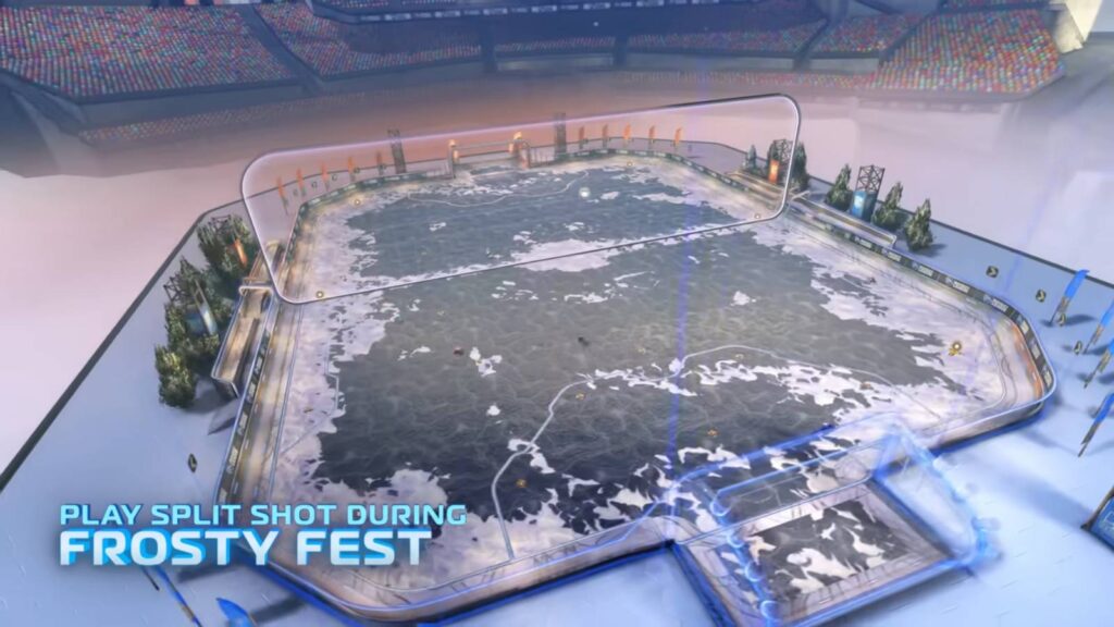 Split Shot during Frosty Fest (image via Psyonix LLC)