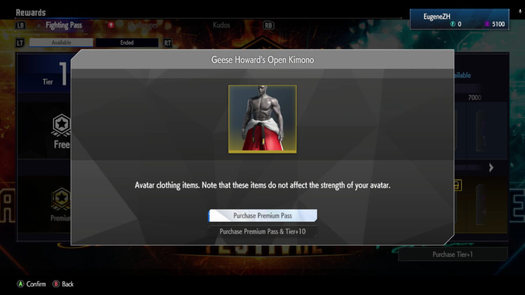 Geese Howard’s Open Kimono (image via esports.gg)