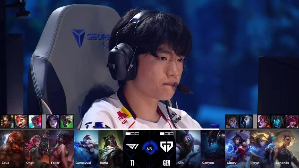 T1 vs Gen.G Game 3 picks and bans in the Worlds 2024 Semifinal (Image via LoL Esports)