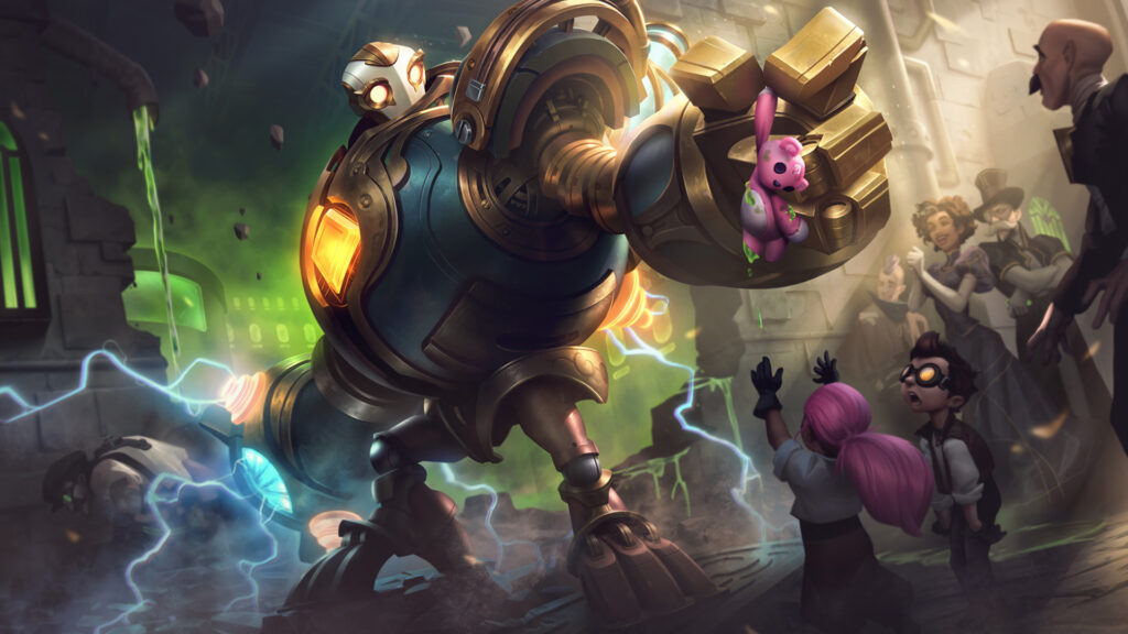 Victorious Blitzcrank skin (Image via Riot Games)