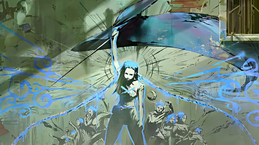 Arcane Season 2 mural from the official trailer (Image via Netflix)