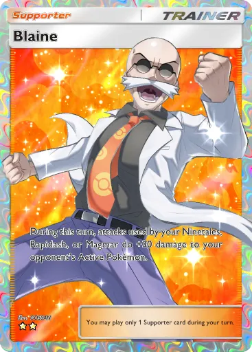 Blaine (Image via The Pokémon Company)