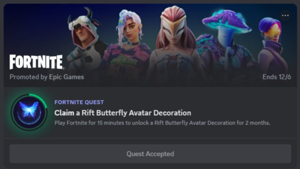 How to get free Fortnite Discord reward cover image