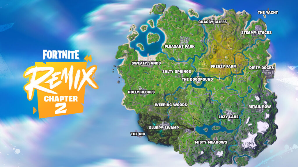 Fortnite Chapter 2 Remix map (Image Credit: Epic Games)