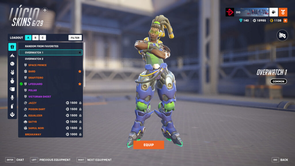 Overwatch 1 Lucio screenshot (Image via esports.gg)