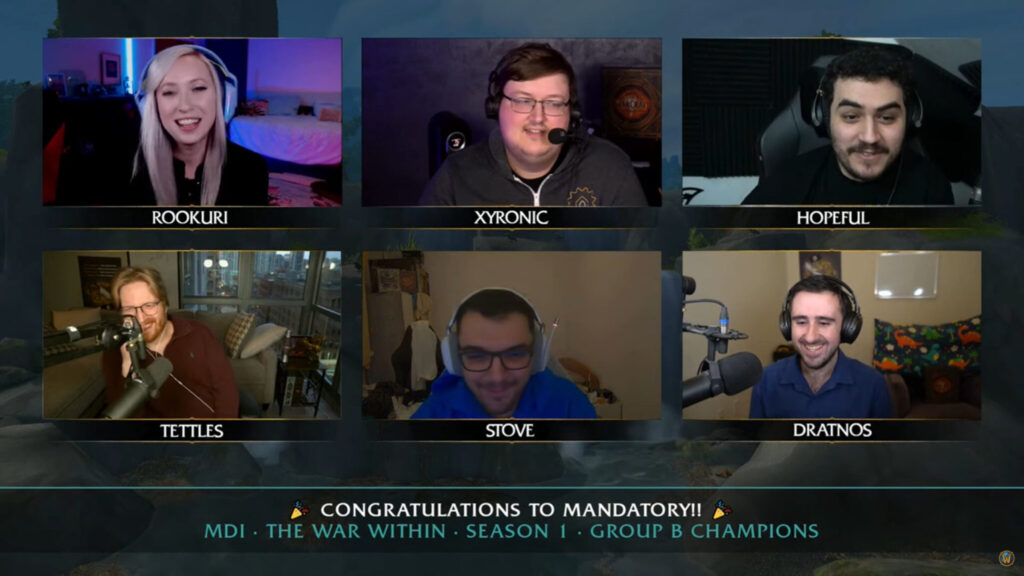 Mandatory players Hopeful and Stove in their post-match interview (Image via Blizzard Entertainment)