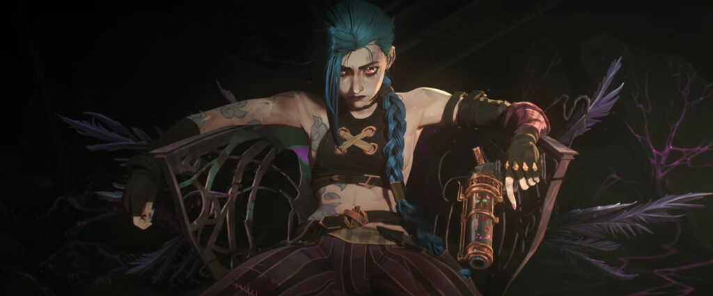 Jinx in Arcane Season 1 (Image via Netflix)