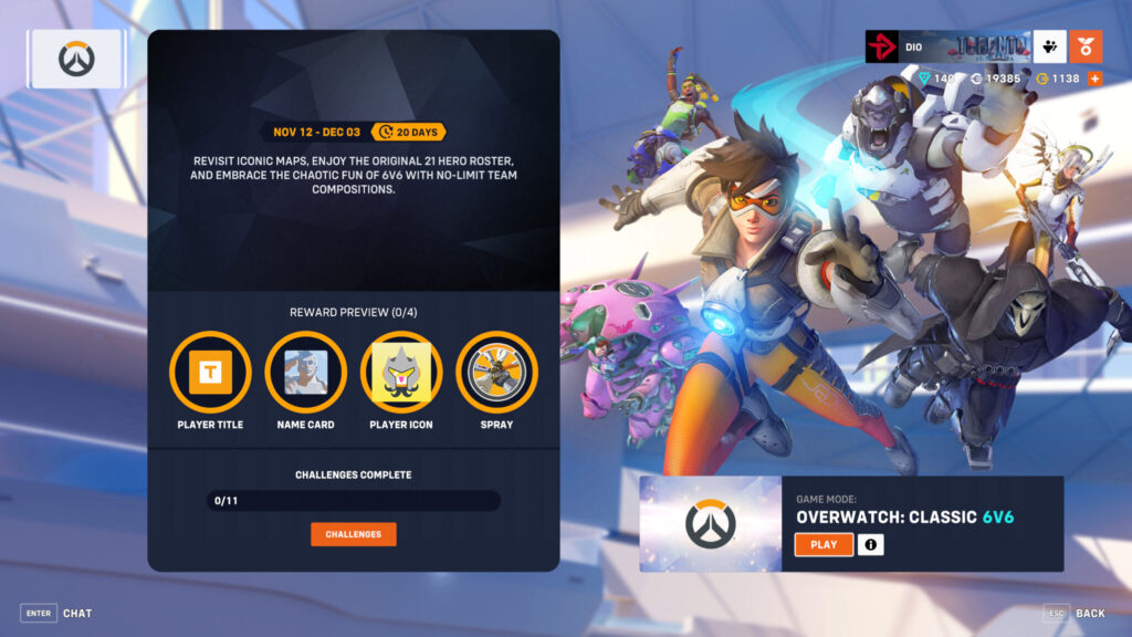 Desafíos, recompensas y cómo acceder al modo de juego de Overwatch Classic