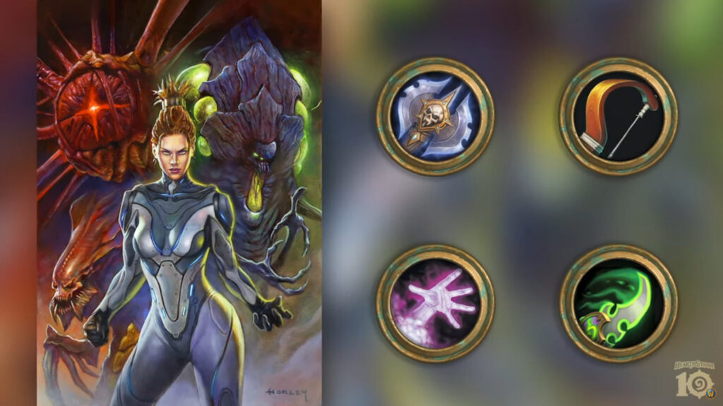 Zerg faction and classes in Hearthstone (Image via Blizzard Entertainment)