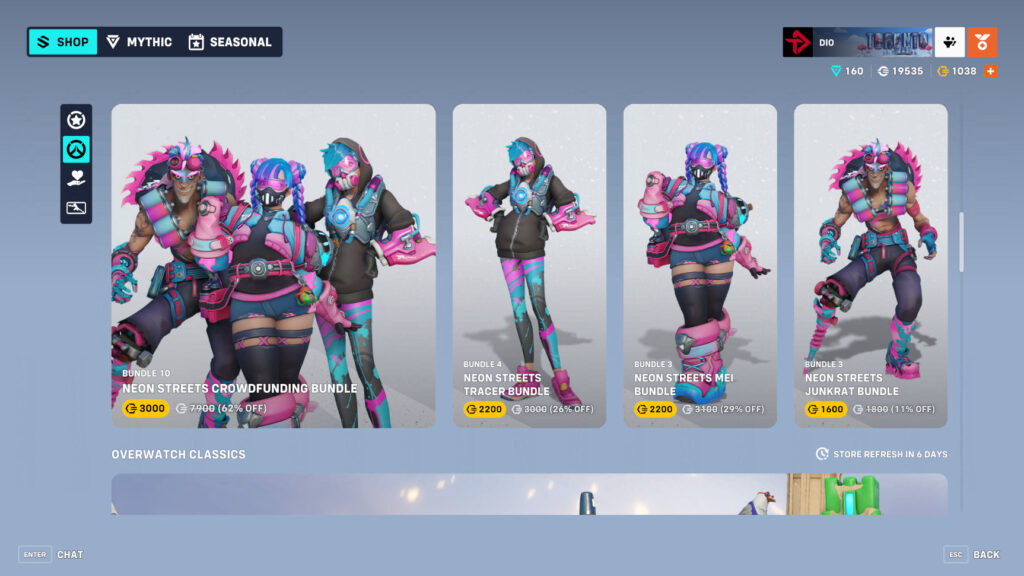 Overwatch 2 shop reset (Image via esports.gg)