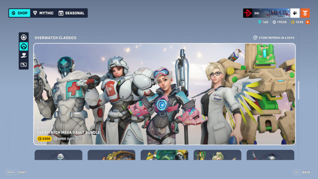 Overwatch Classic skins (Image via esports.gg)