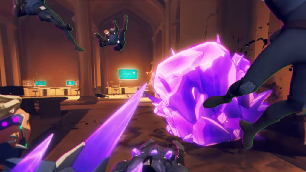 These crystals appear to have a knockback effect (Image via Blizzard Entertainment)