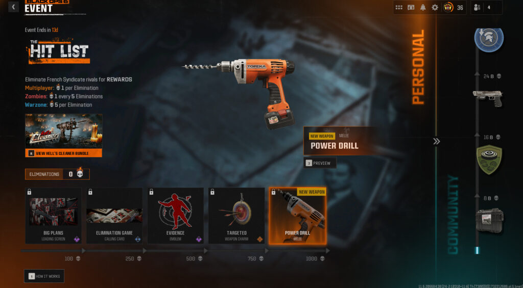 Get yourself the coveted Power Drill. (Screenshot by esports.gg)