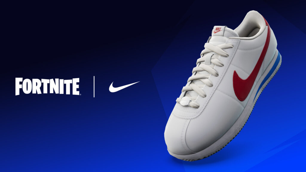 Nike Cortez Leather OG Fortnite Kicks (Image via Epic Games)