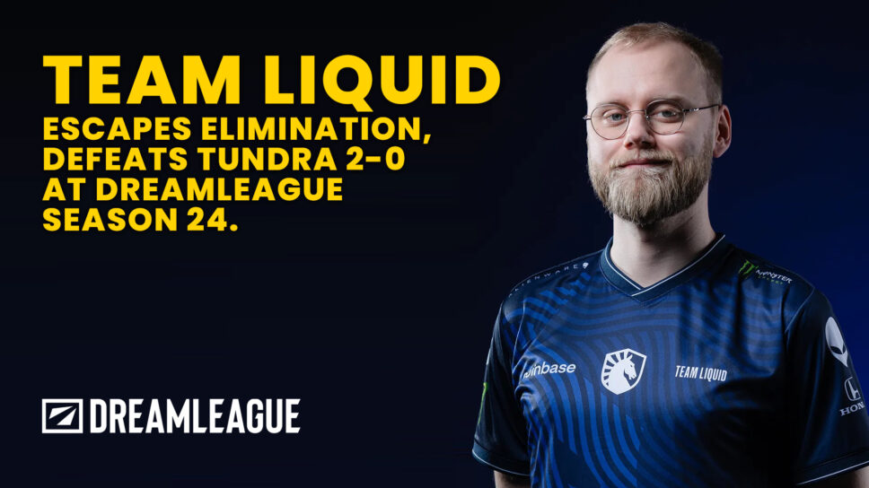 Liquid vence a Tundra por 2-0: mantenerse con vida en la temporada 24 de DreamLeague