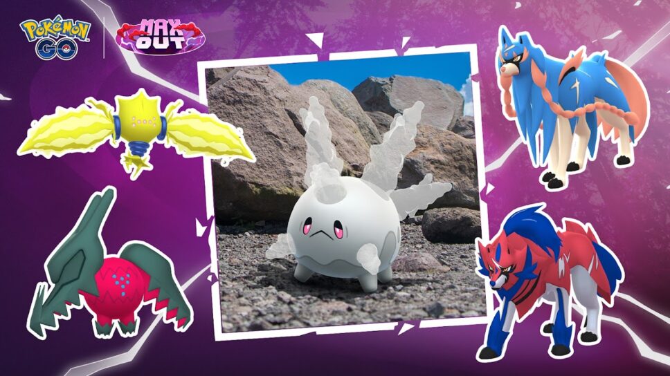 Shiny Galarian Corsola debuting in Pokémon GO Max Out Finale cover image