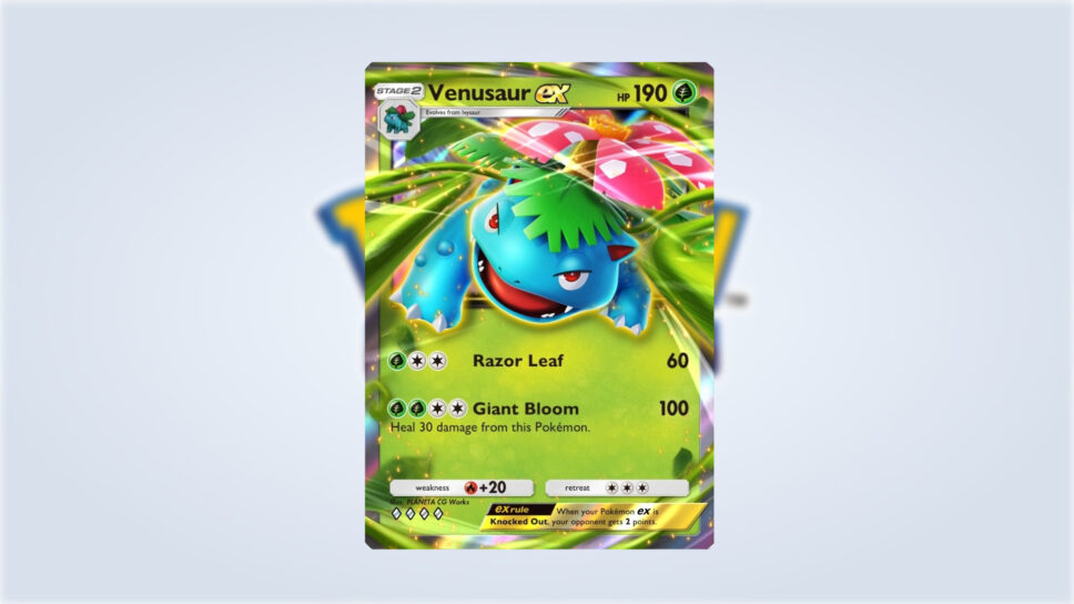 Best Venusaur EX deck build in Pokémon TCG Pocket cover image