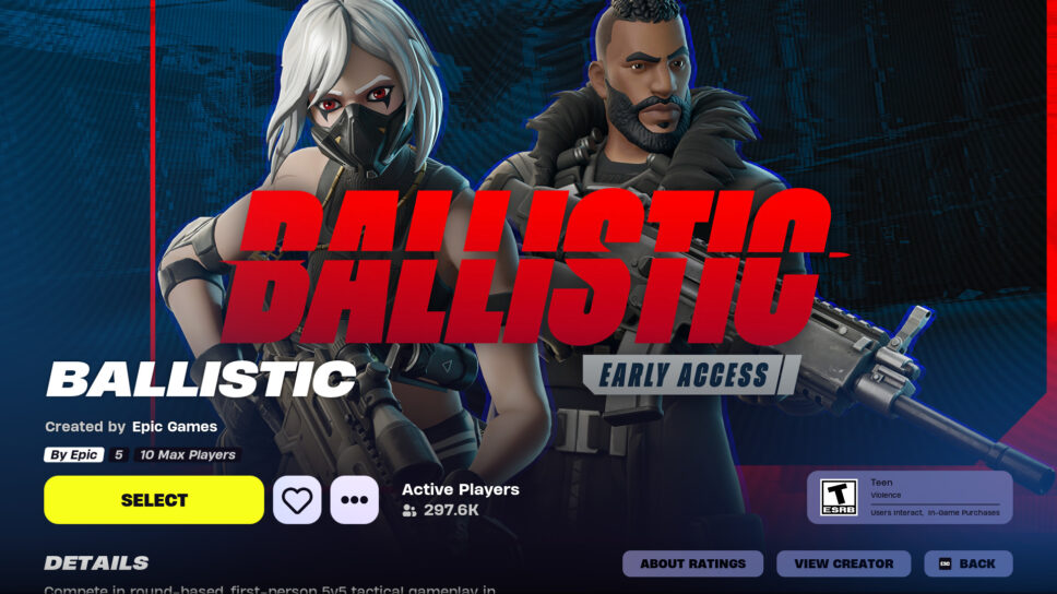 How to play Fortnite Ballistic (5v5 FPS tactical game mode) cover image