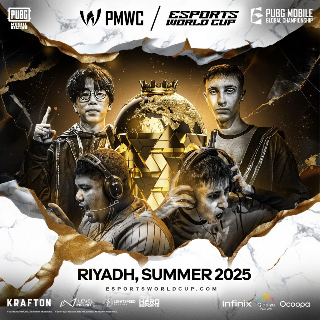 2025 PMWC to be held in Riyadh, Summer 2025 (image via PUBG MOBILE Global Esports)