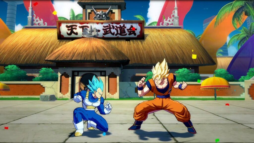 Blue Vegeta vs Super Saiyan Goku (image via esports.gg)