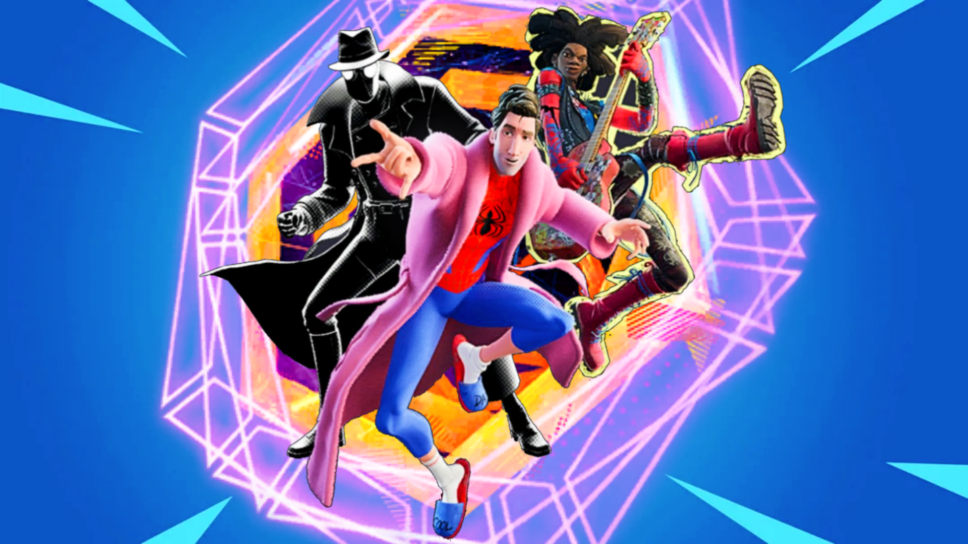 Fortnite x Spider-Verse collab: All skins, release date, and cost cover image