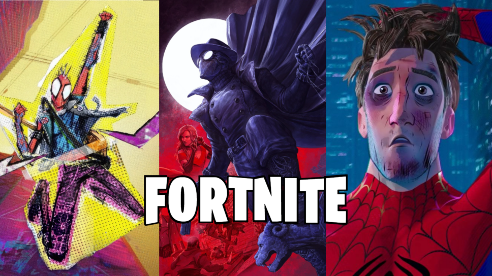 Fortnite x Spider-Verse collab: All skins, release date, and cost cover image