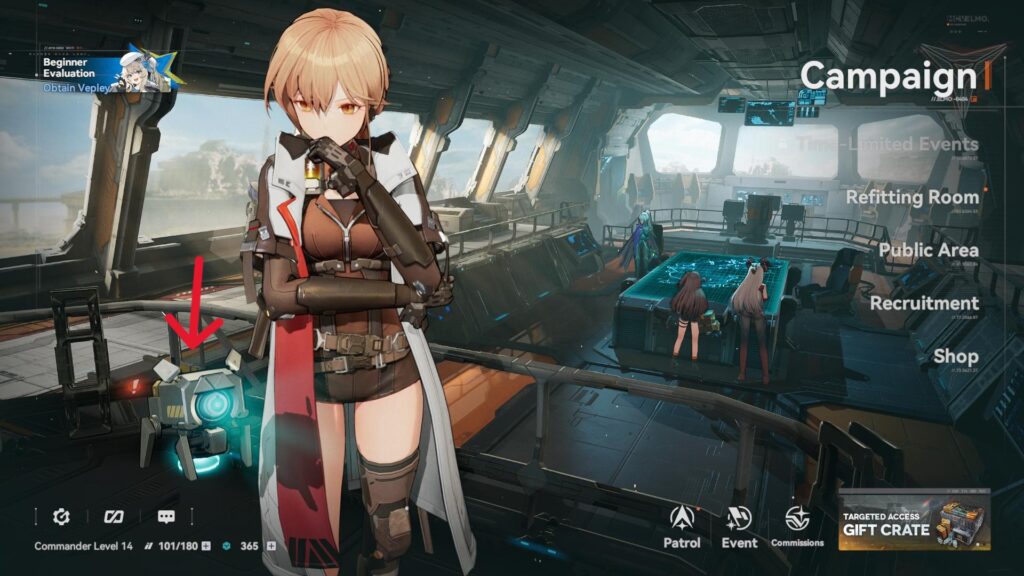 Drone menu in GFL2 (Screenshot via esports.gg)