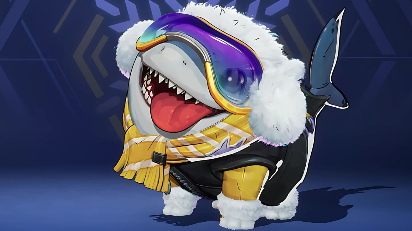 How to get the free Cuddly Fuzzlefin skin for Jeff the Land Shark