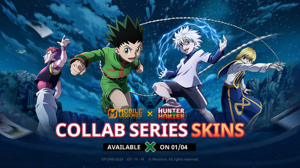 MLBB and Hunter x Hunter collaboration (image via Moonton)