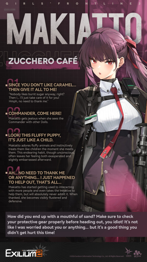 Makiatto from Girls Frontline 2: EXILIUM