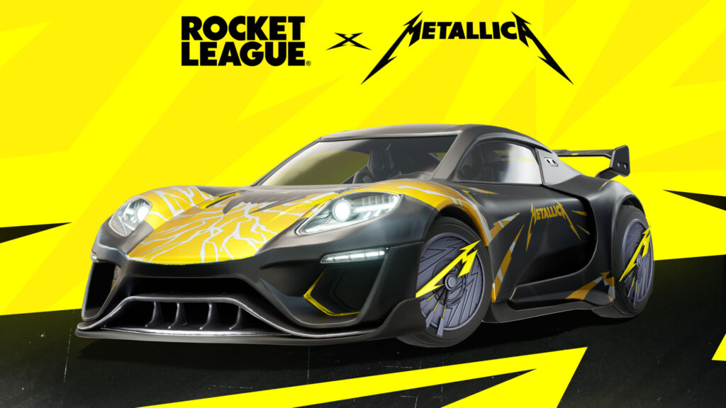 Metallica Jäger 619 in Rocket League (image via Psyonix)