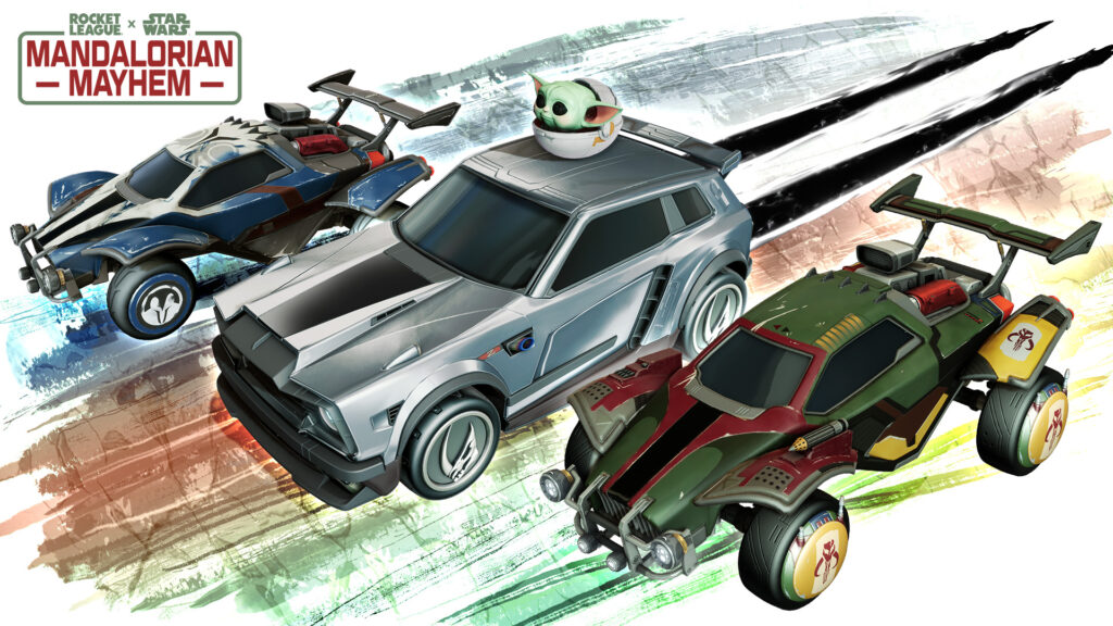 Mandalorian Mayhem: Rocket League Decals (image via Psyonix)