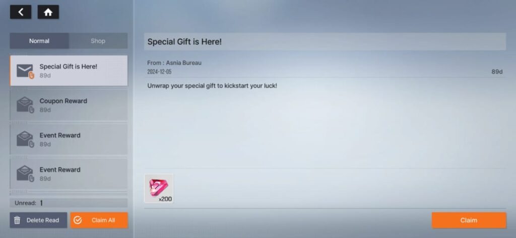 The reward received after redeeming STARSEEDFREEGIFT code (Image via esports.gg)