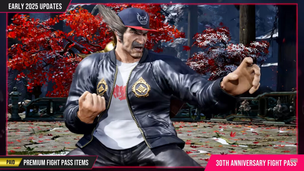 Heihachi with cosmetics from 30th Anniversary TEKKEN 8 Fight Pass (image via Bandai Namco Esports)