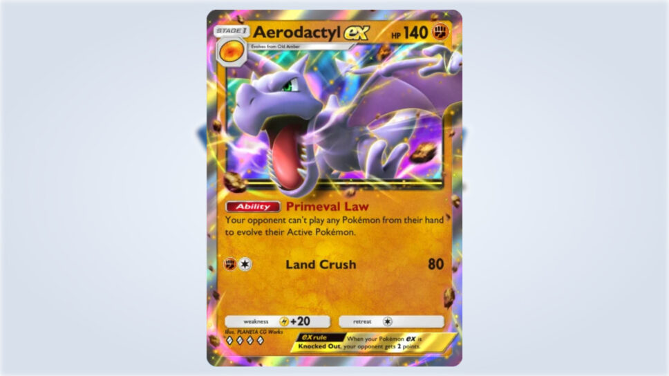 Best Aerodactyl EX deck build in Pokémon TCG Pocket cover image