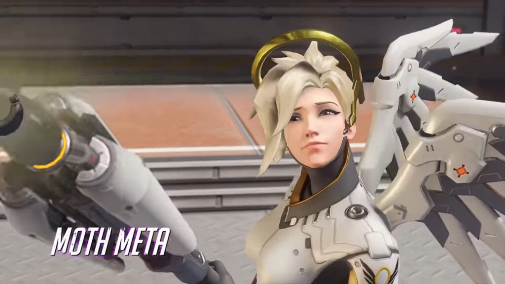 The Overwatch Classic Moth Meta features Mercy (Image via Blizzard Entertainment)