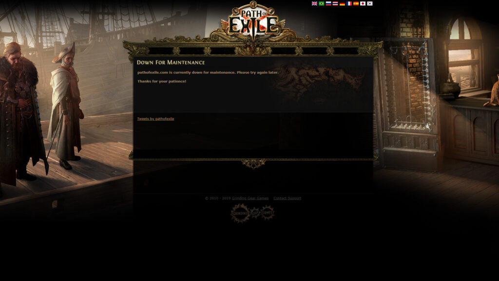 Path of Exile 2 website screenshot (Image via esports.gg)