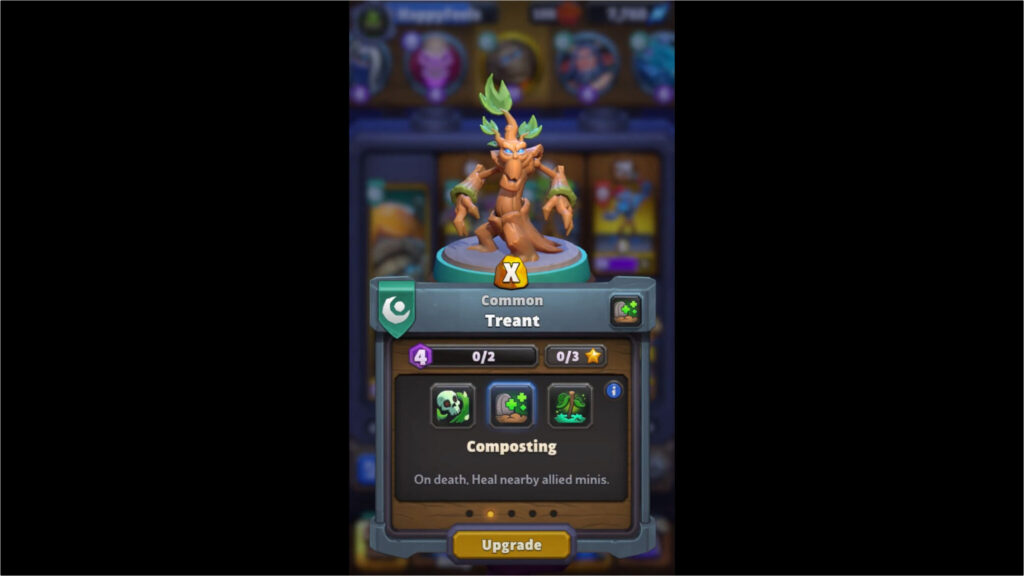 Composting talent screenshot in Warcraft Rumble (Image via Blizzard Entertainment)