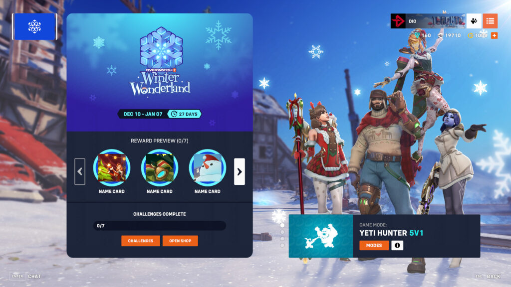 Overwatch 2 Winter Wonderland 2024 screenshot (Image via esports.gg)