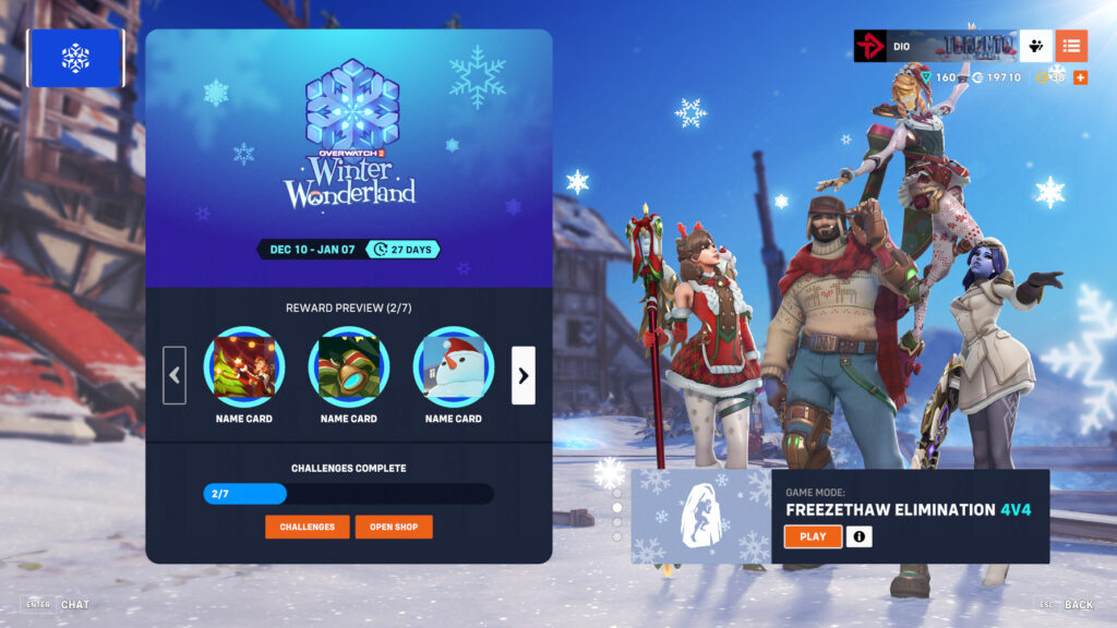 How to enter the Winter Wonderland game mode (Image via esports.gg)