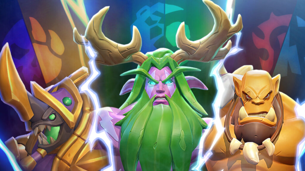 From left to right: Anub'arak, Malfurion, and Orgrim (Image via Blizzard Entertainment)