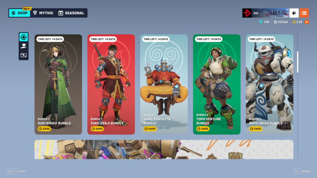 Overwatch 2 shop reset (Image via esports.gg)