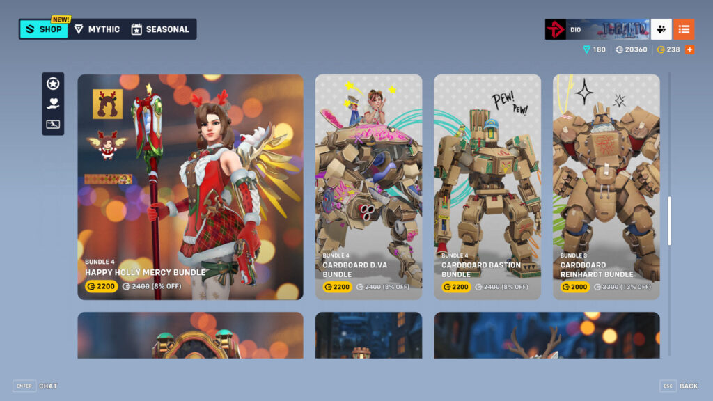 Holiday Mercy skin (Image via esports.gg)