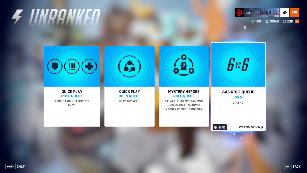 Overwatch 2 6v6 game mode screenshot (Image via esports.gg)