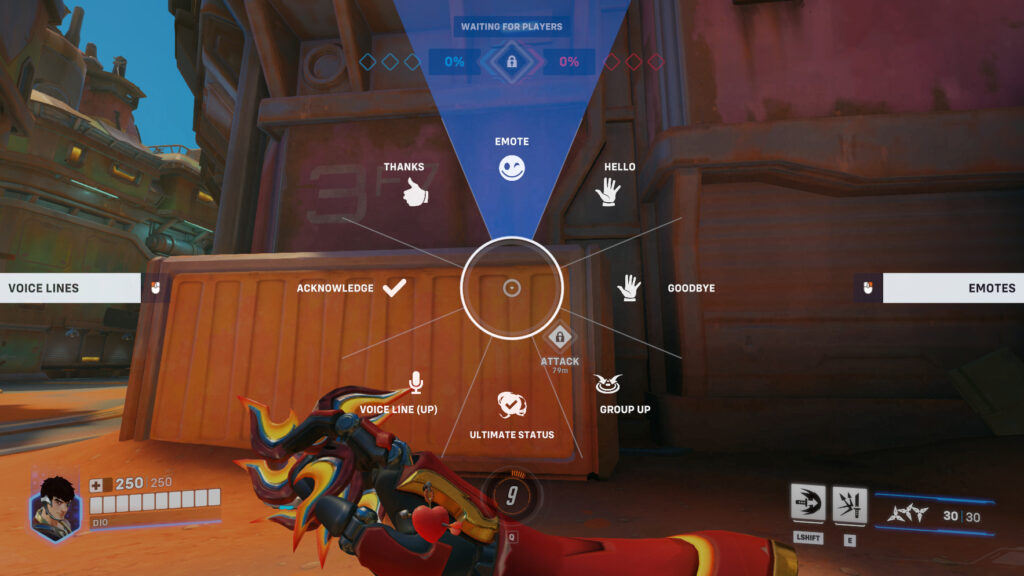 How to use emotes in Overwatch 2 (Image via esports.gg)